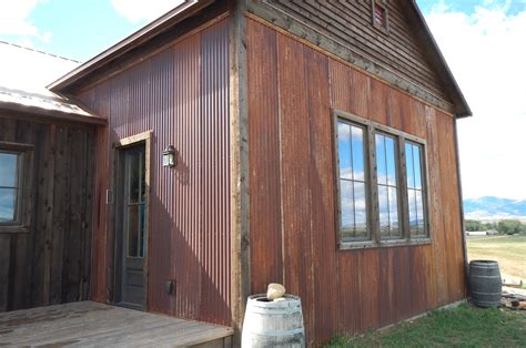 rustic metal siding for houses